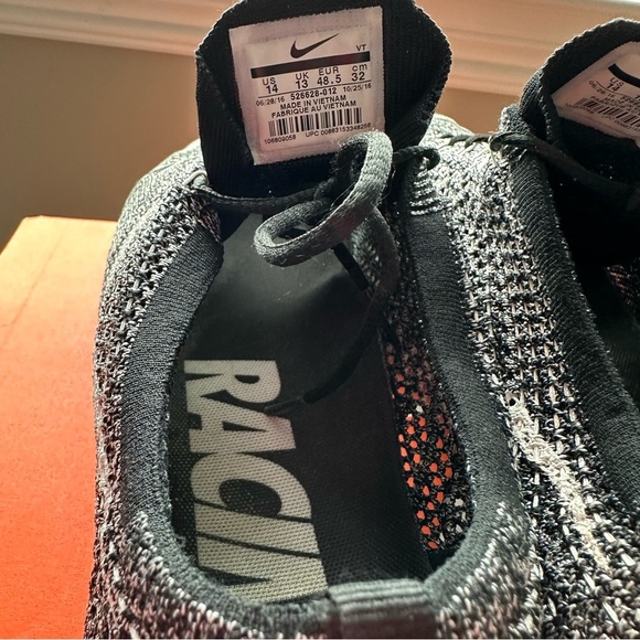 Nike Men’s FlyKnit Racer Oreo 2.0 Black / White 2015 Rare Running Shoes - Picture 6 of 9